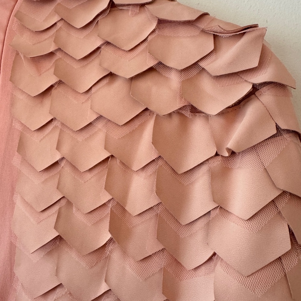 Pink Boutique Long Sleeve Dress with Cool Details New Large - Picture 8 of 10